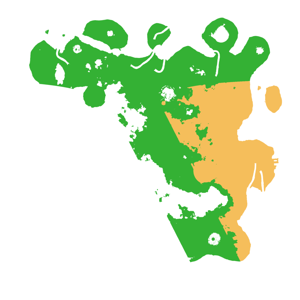 Biome Rust Map: Procedural Map, Size: 3700, Seed: 3459754