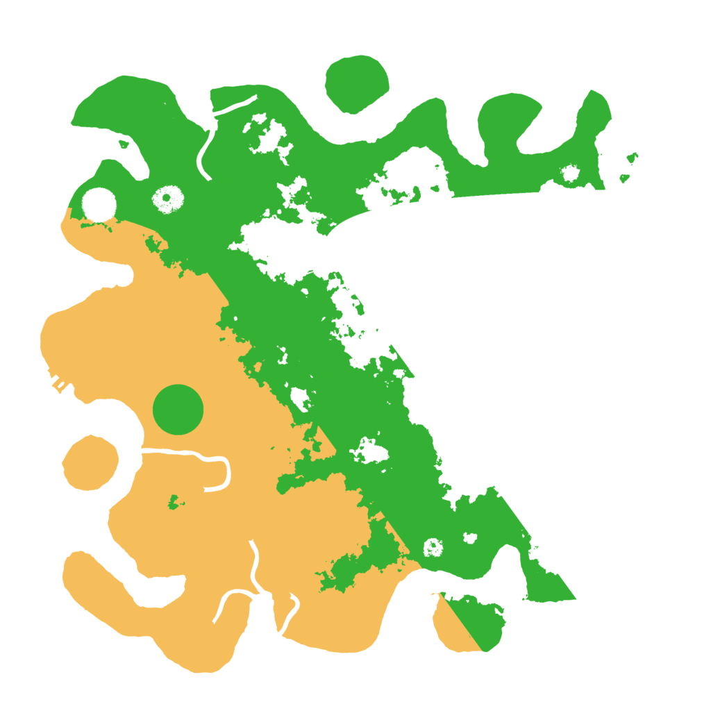 Biome Rust Map: Procedural Map, Size: 3700, Seed: 5488052