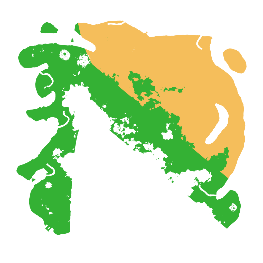 Biome Rust Map: Procedural Map, Size: 3700, Seed: 874364