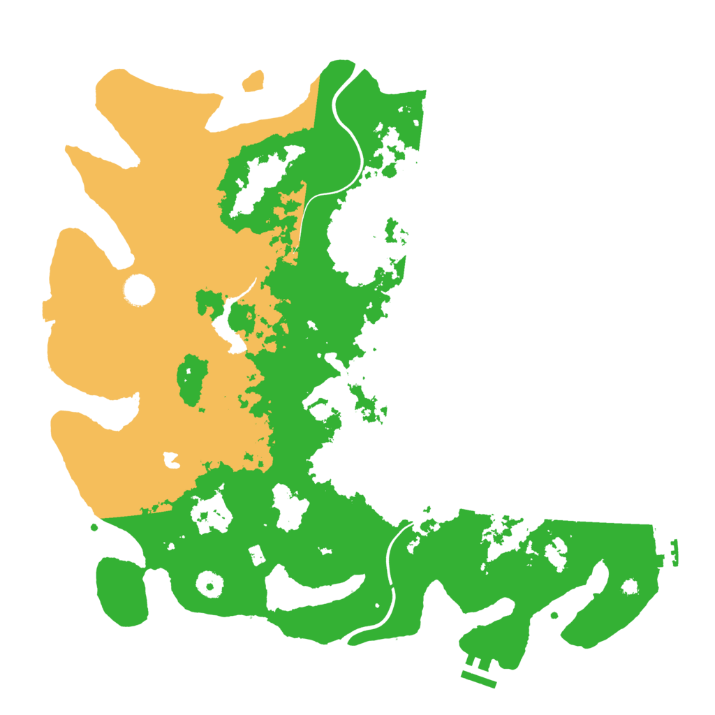 Biome Rust Map: Procedural Map, Size: 4000, Seed: 2090
