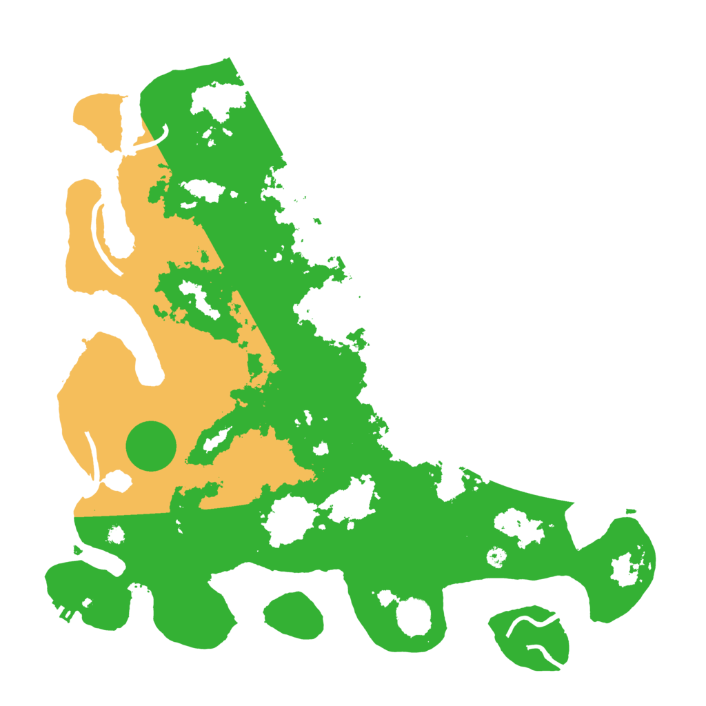 Biome Rust Map: Procedural Map, Size: 3700, Seed: 2538793