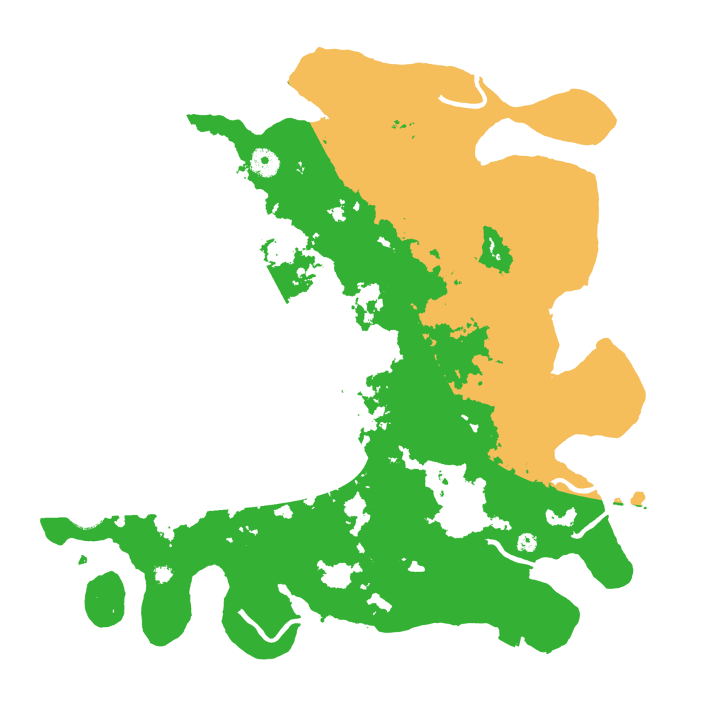 Biome Rust Map: Procedural Map, Size: 3700, Seed: 438373
