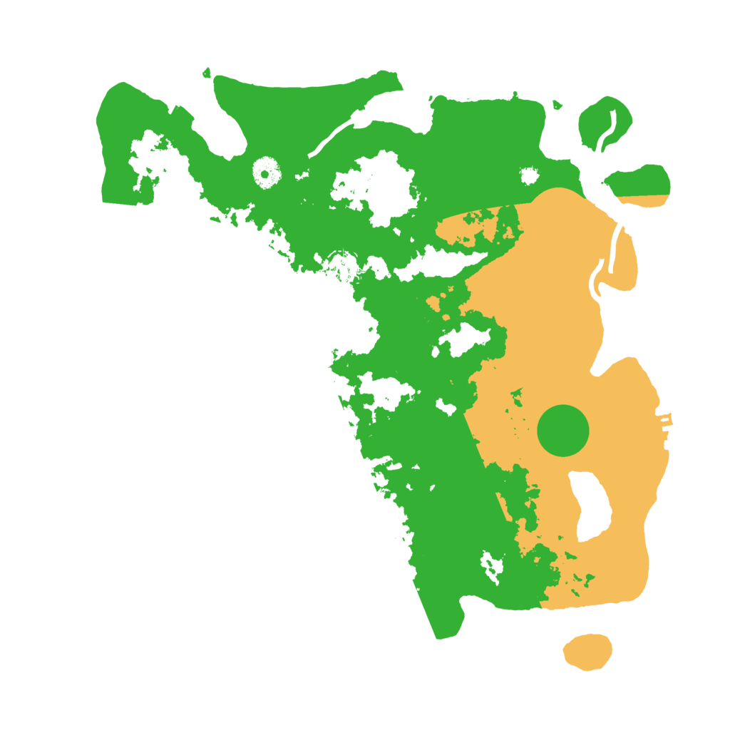 Biome Rust Map: Procedural Map, Size: 3700, Seed: 5725483