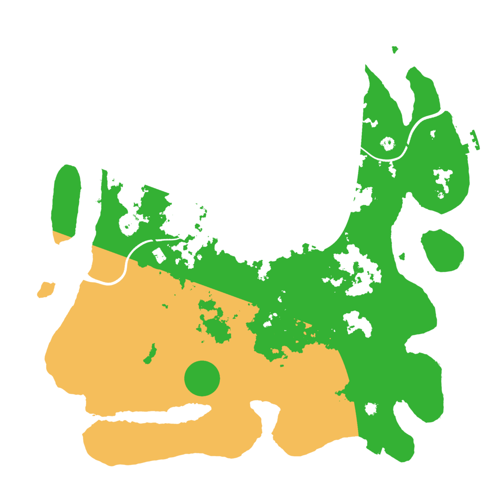 Biome Rust Map: Procedural Map, Size: 3700, Seed: 1971259