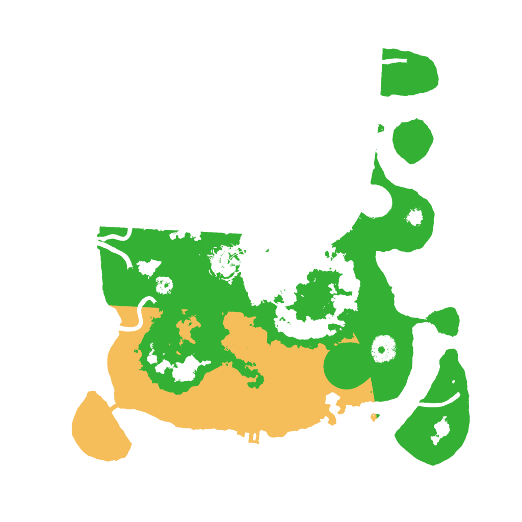 Biome Rust Map: Procedural Map, Size: 3000, Seed: 258123931