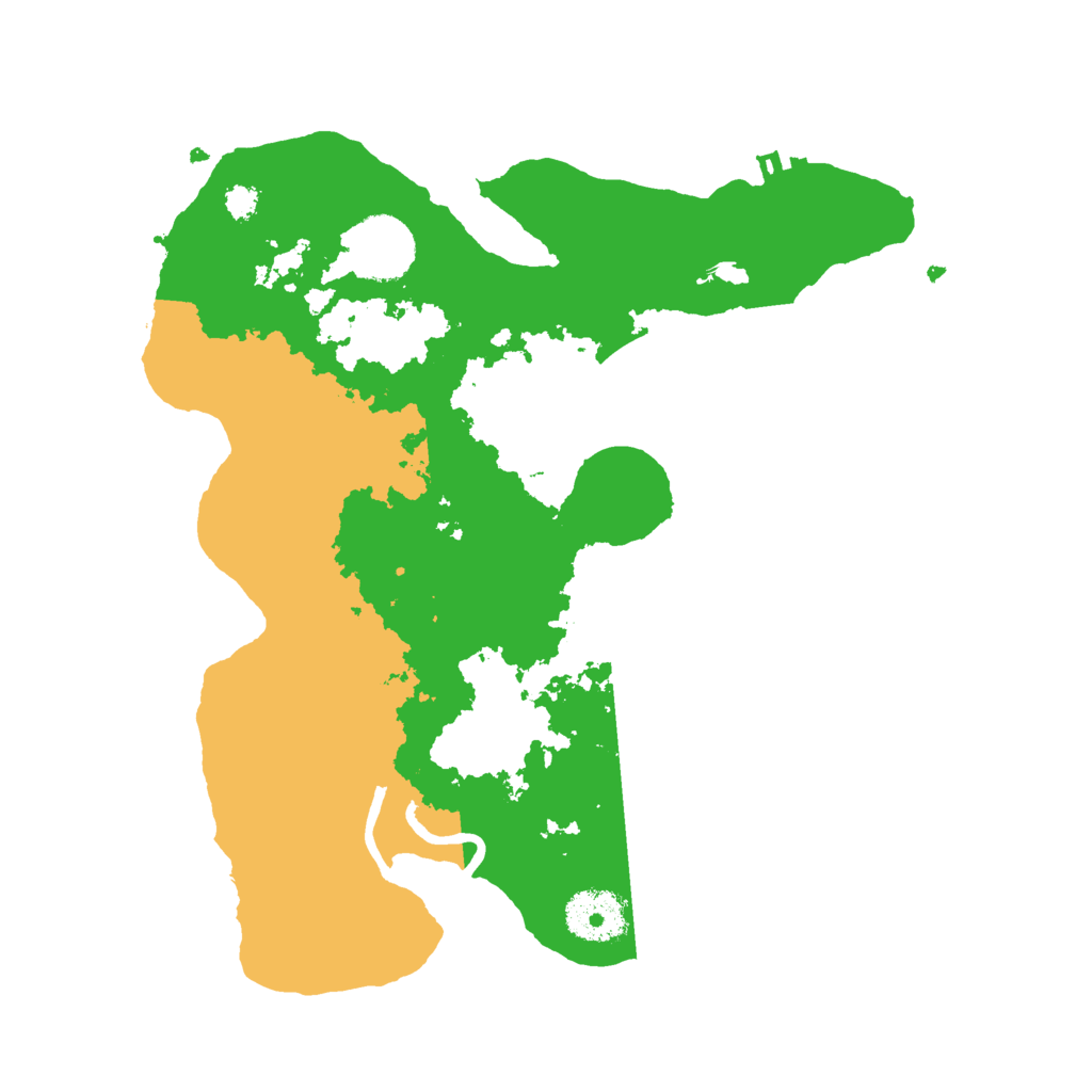 Biome Rust Map: Procedural Map, Size: 3000, Seed: 12345642