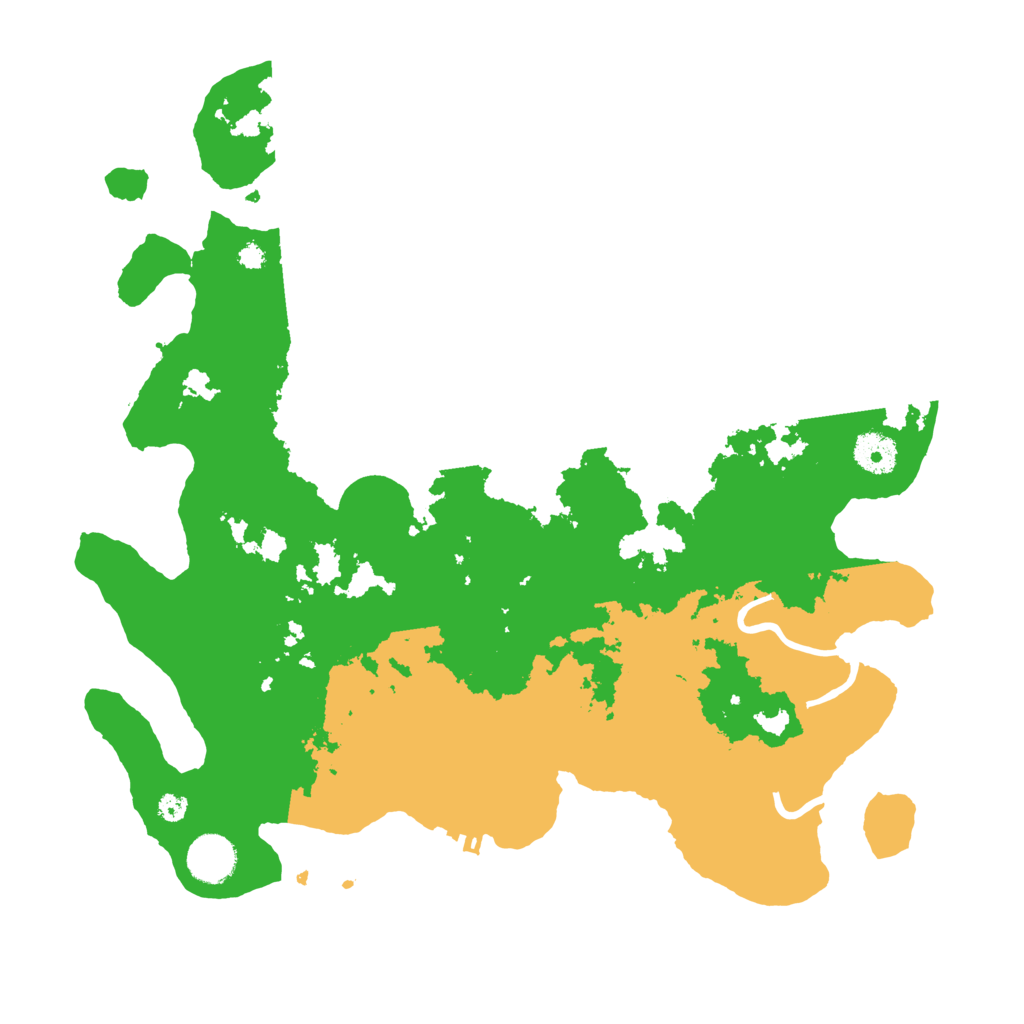 Biome Rust Map: Procedural Map, Size: 3700, Seed: 4060050