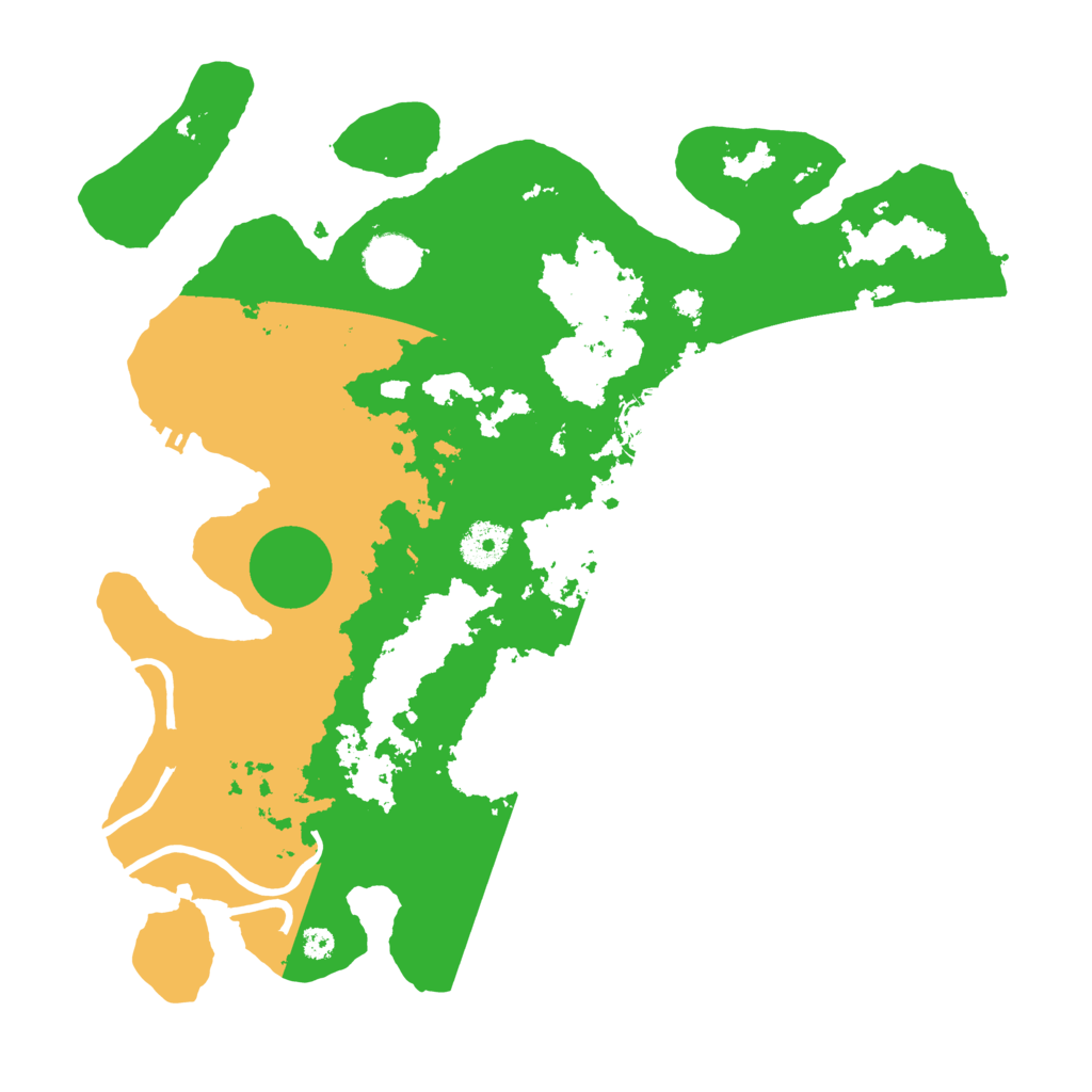Biome Rust Map: Procedural Map, Size: 3500, Seed: 964123672