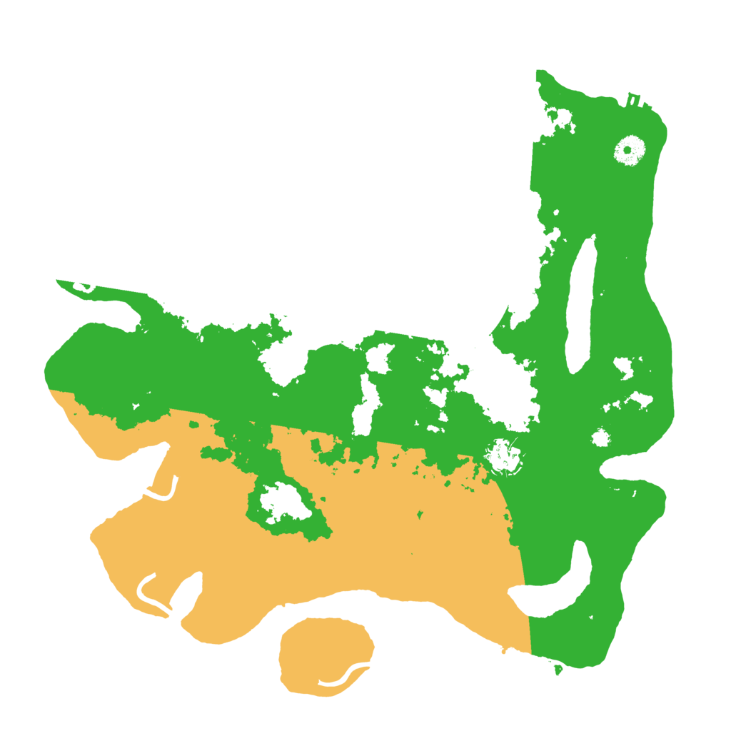 Biome Rust Map: Procedural Map, Size: 3700, Seed: 471901