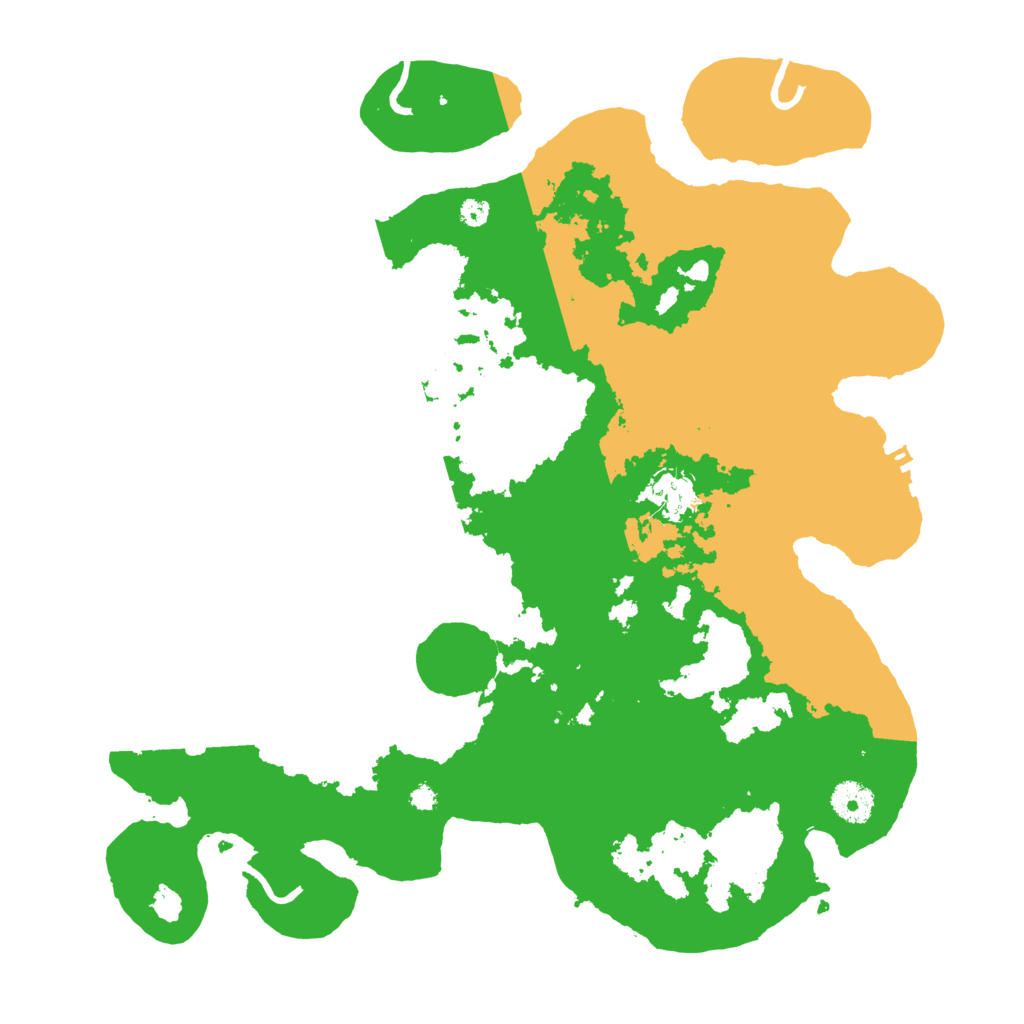 Biome Rust Map: Procedural Map, Size: 3700, Seed: 1793413