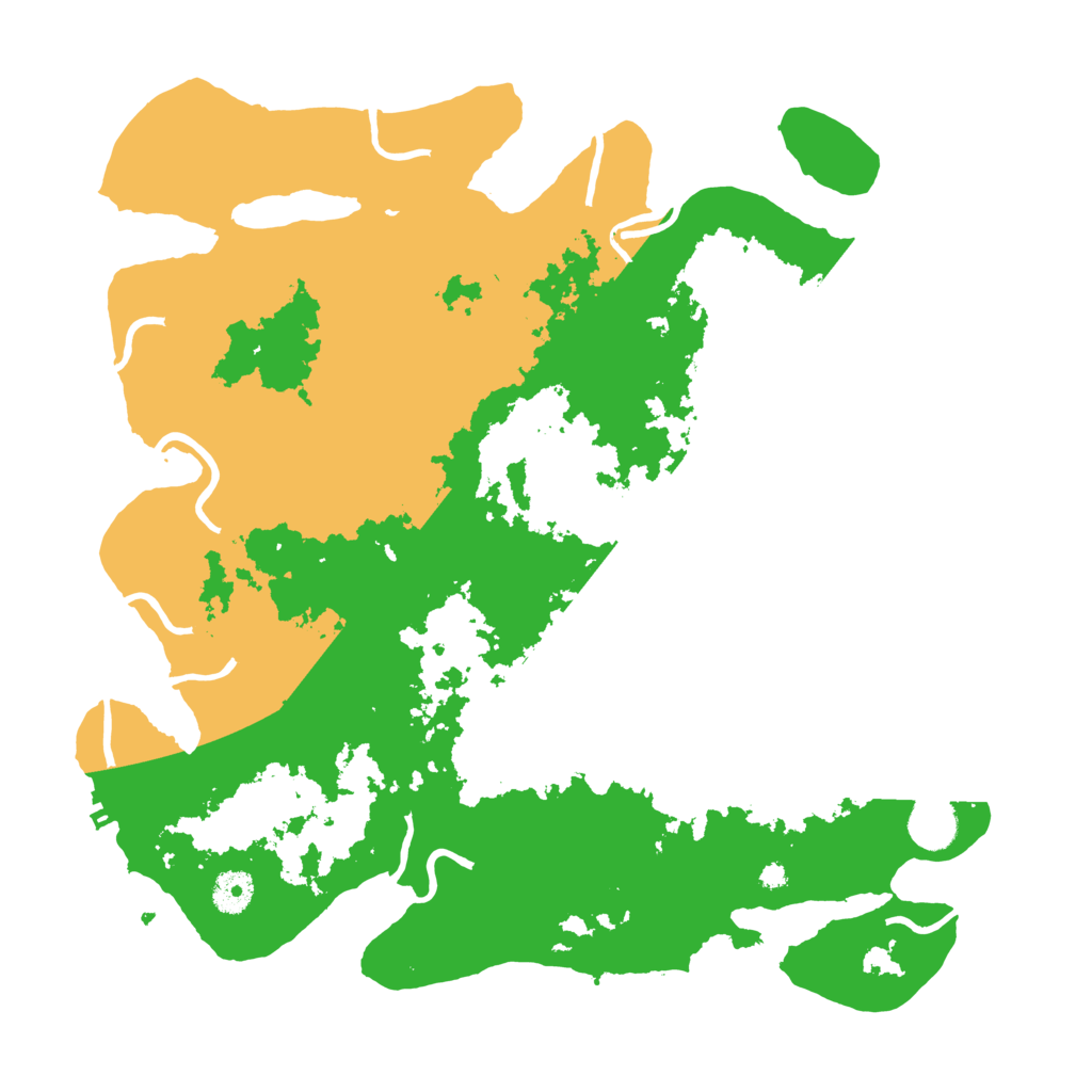 Biome Rust Map: Procedural Map, Size: 3900, Seed: 4