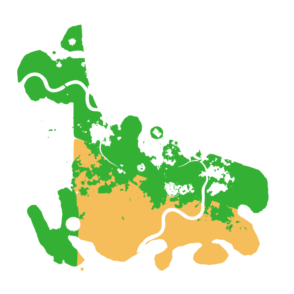 Biome Rust Map: Procedural Map, Size: 3700, Seed: 2854924