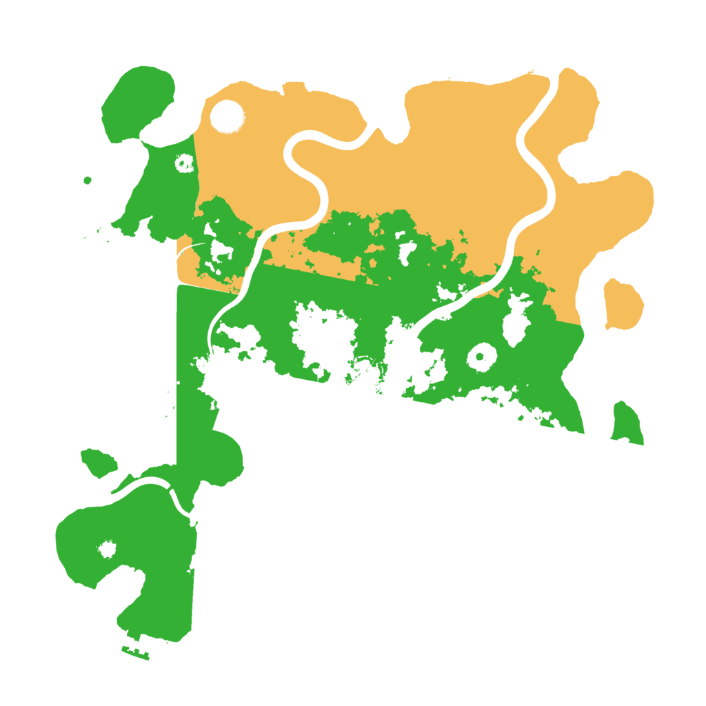 Biome Rust Map: Procedural Map, Size: 3700, Seed: 5155261