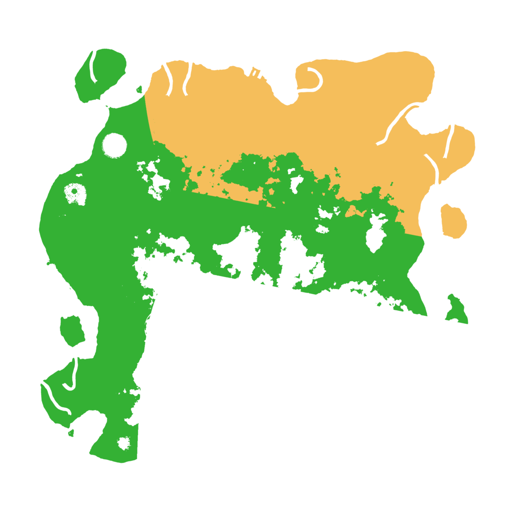 Biome Rust Map: Procedural Map, Size: 3700, Seed: 5155261