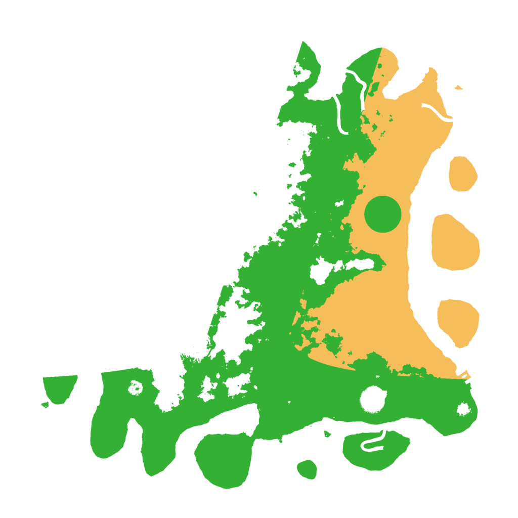 Biome Rust Map: Procedural Map, Size: 3700, Seed: 3492123