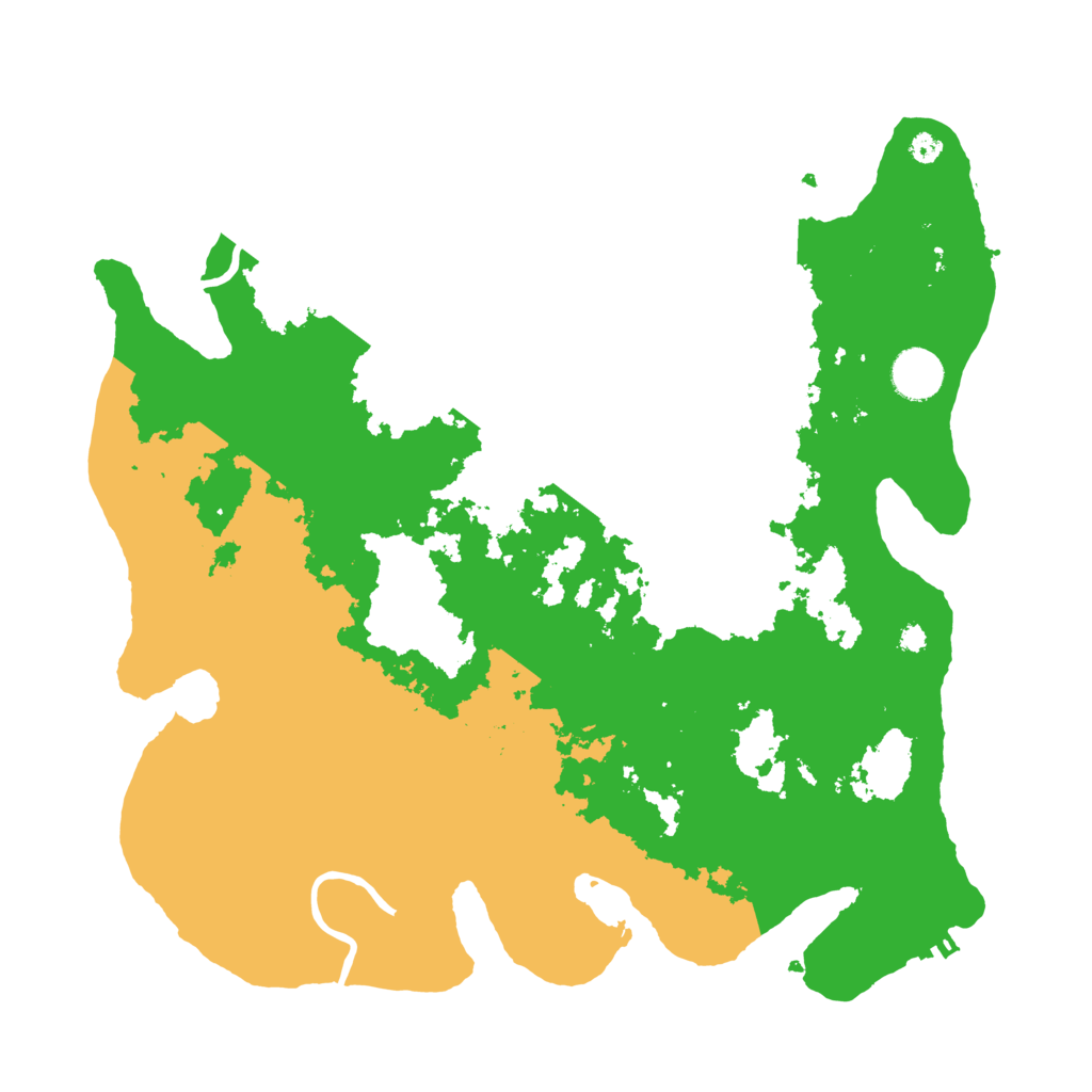 Biome Rust Map: Procedural Map, Size: 3700, Seed: 6149780
