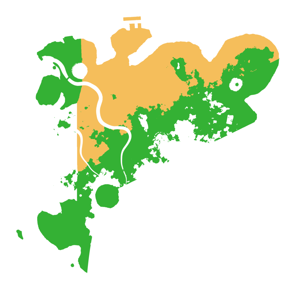 Biome Rust Map: Procedural Map, Size: 3550, Seed: 118051
