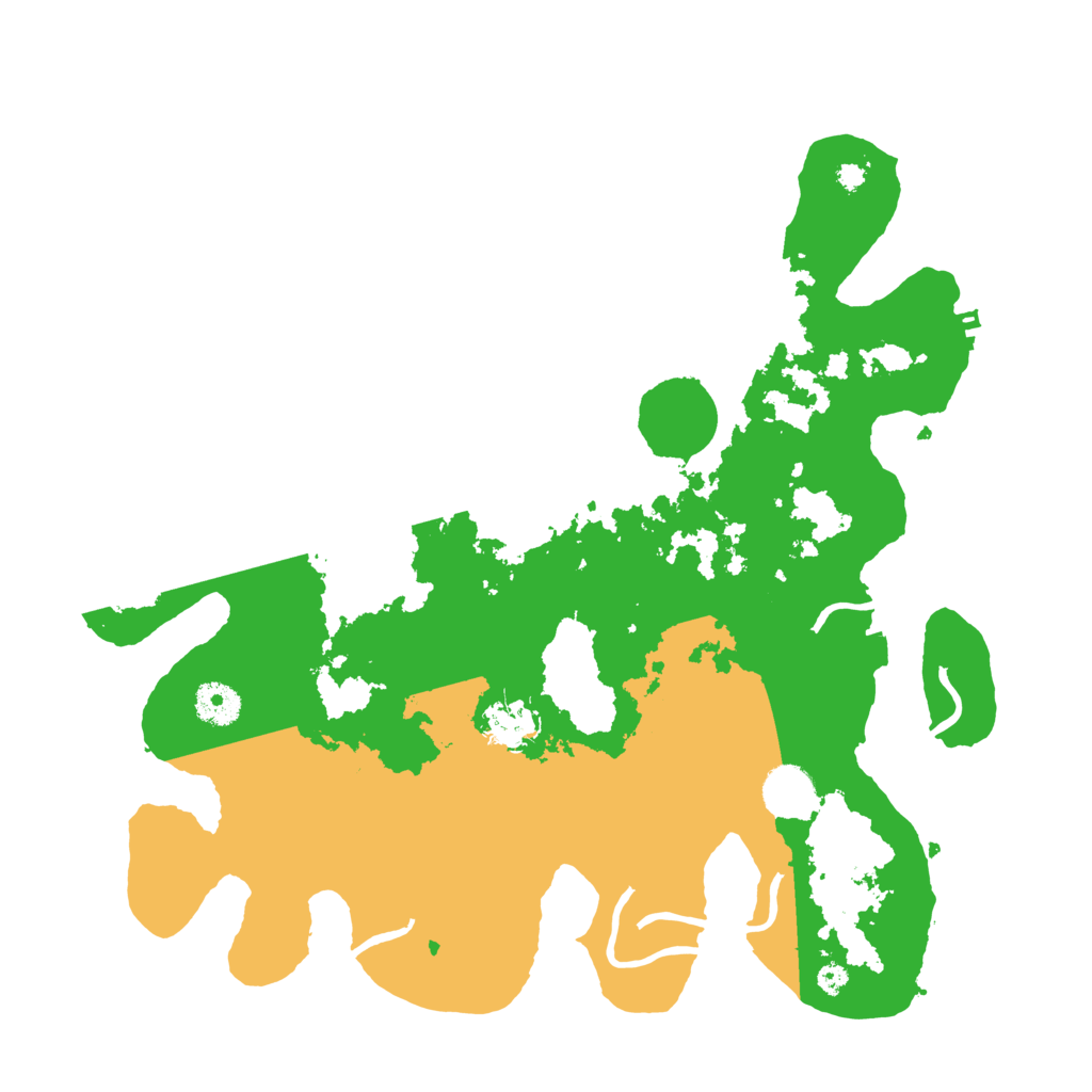 Biome Rust Map: Procedural Map, Size: 3700, Seed: 855230