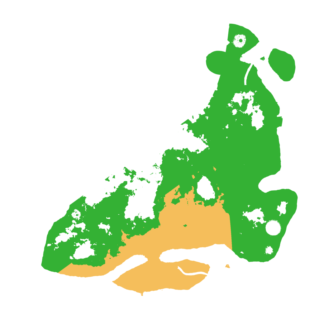 Biome Rust Map: Procedural Map, Size: 3700, Seed: 5301157