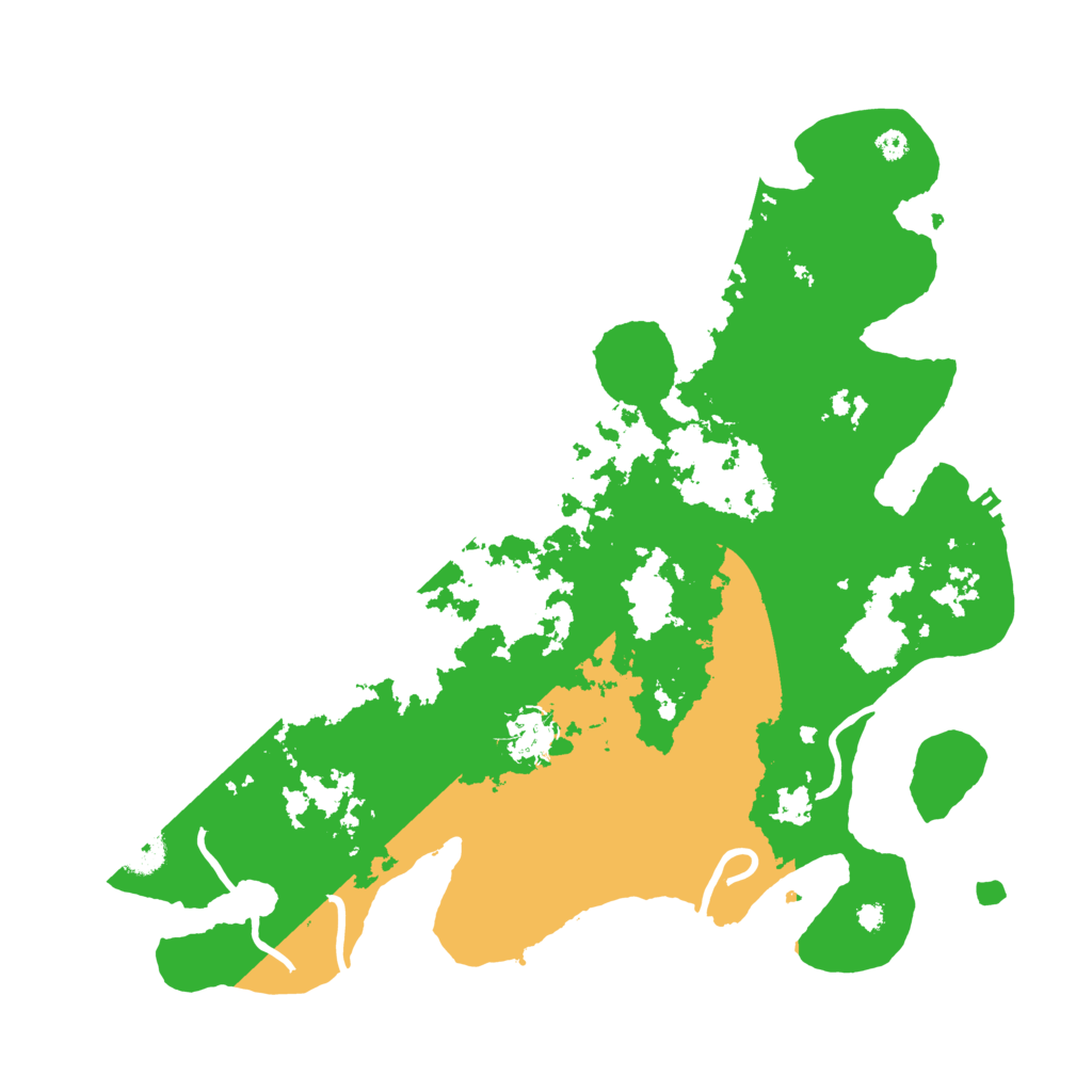 Biome Rust Map: Procedural Map, Size: 3700, Seed: 239997