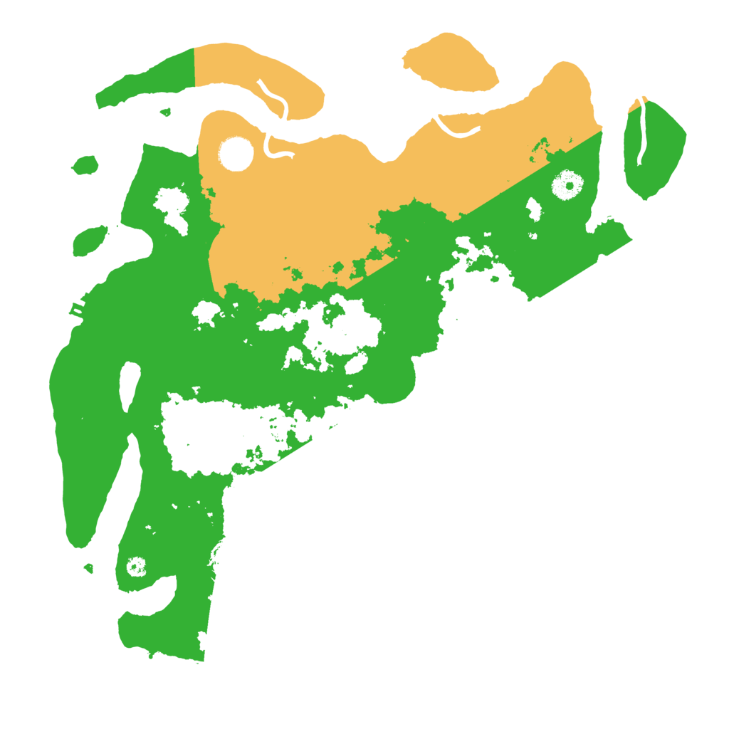 Biome Rust Map: Procedural Map, Size: 3700, Seed: 4590756