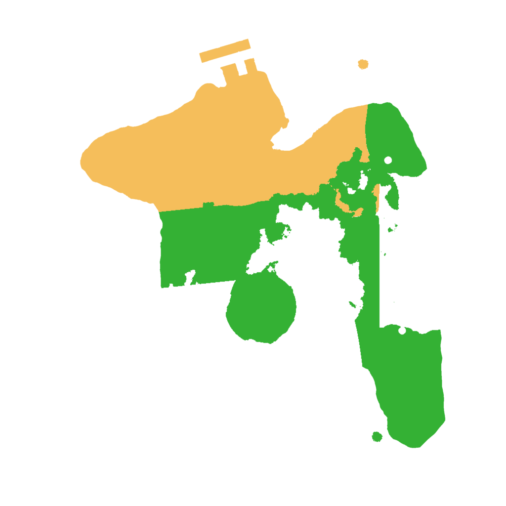 Biome Rust Map: Procedural Map, Size: 2000, Seed: 548693547