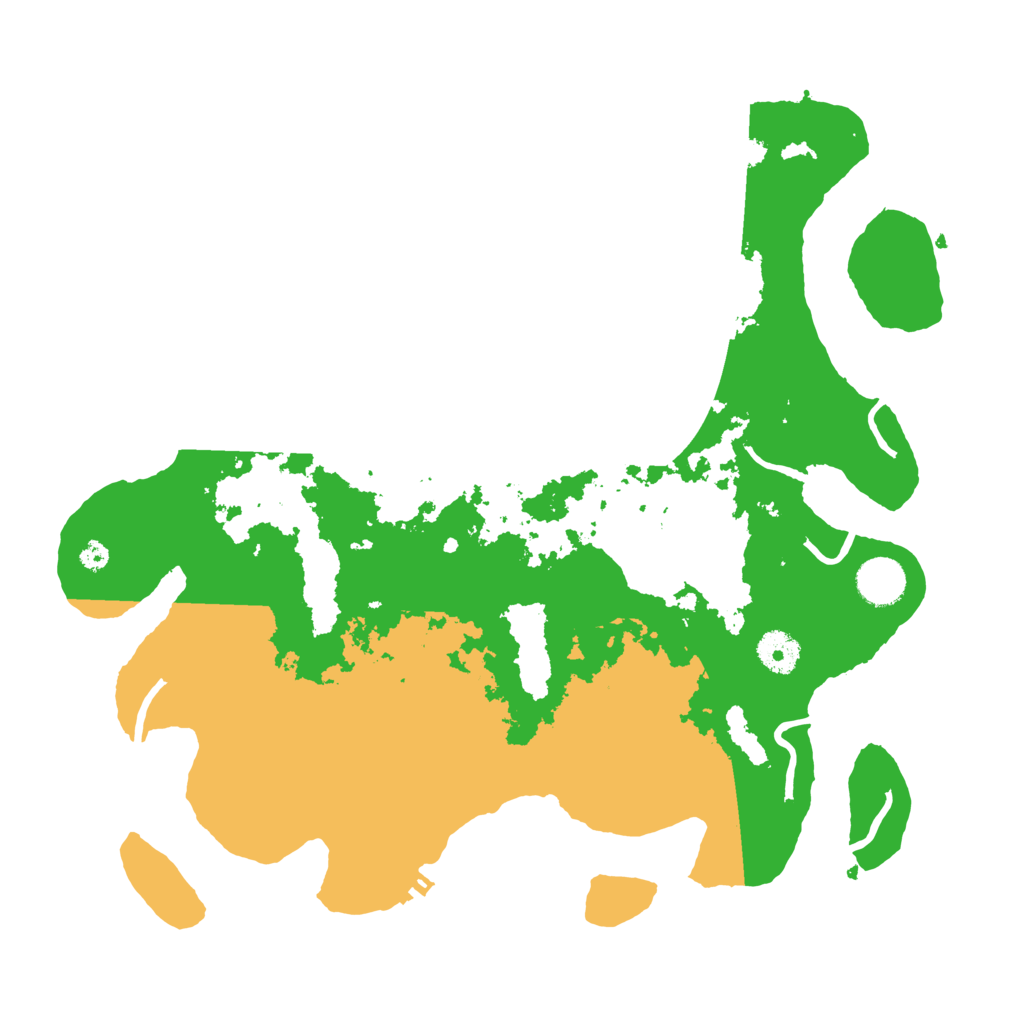 Biome Rust Map: Procedural Map, Size: 3700, Seed: 4354946