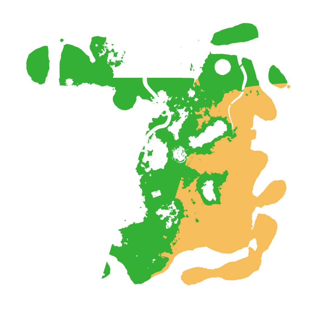 Biome Rust Map: Procedural Map, Size: 3700, Seed: 5946115