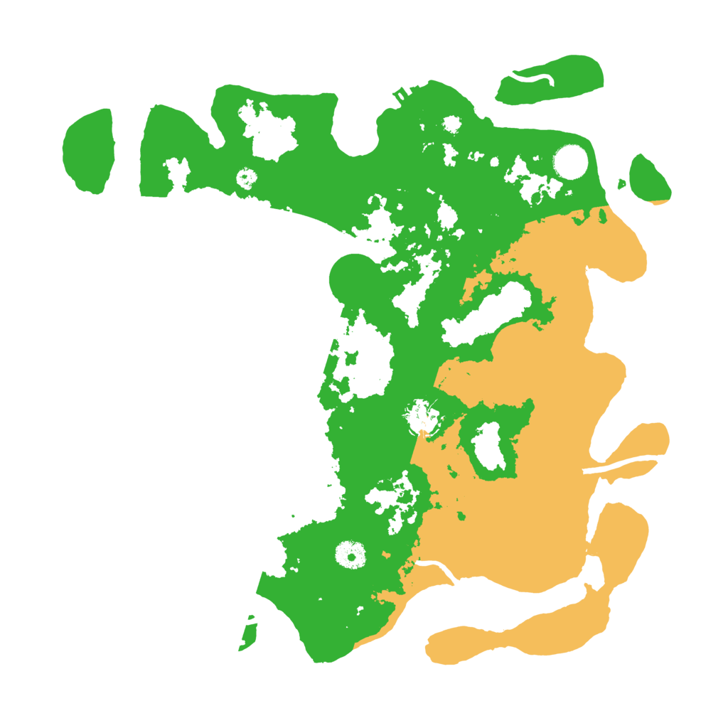 Biome Rust Map: Procedural Map, Size: 3700, Seed: 5946115