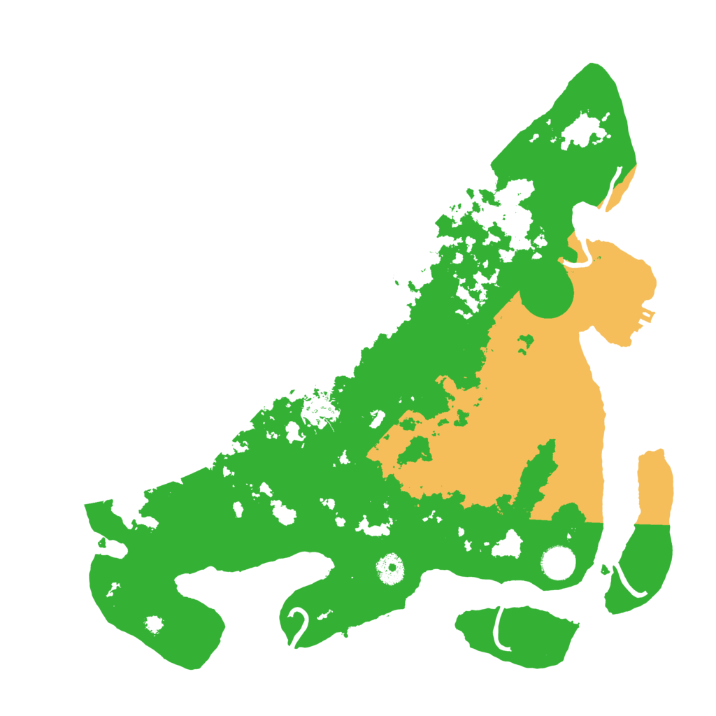 Biome Rust Map: Procedural Map, Size: 3700, Seed: 401513