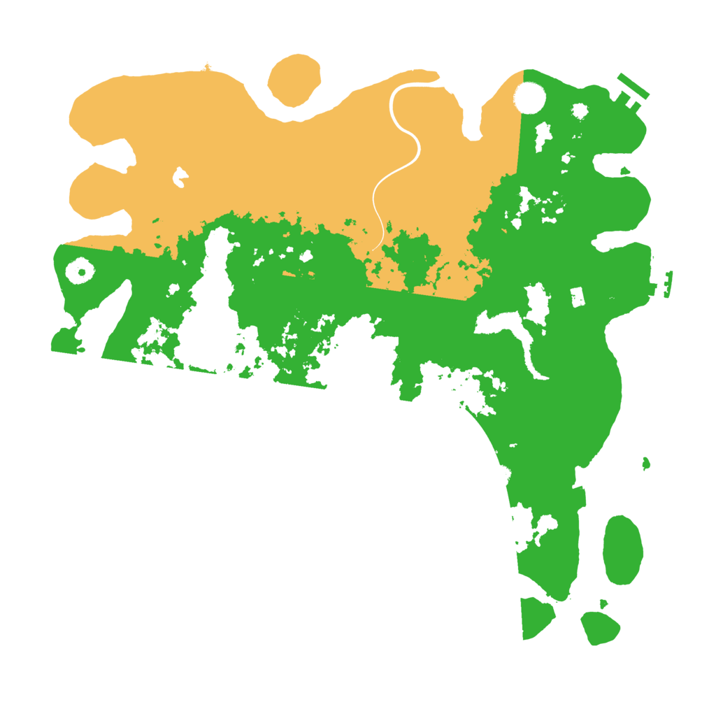 Biome Rust Map: Procedural Map, Size: 4000, Seed: 223118