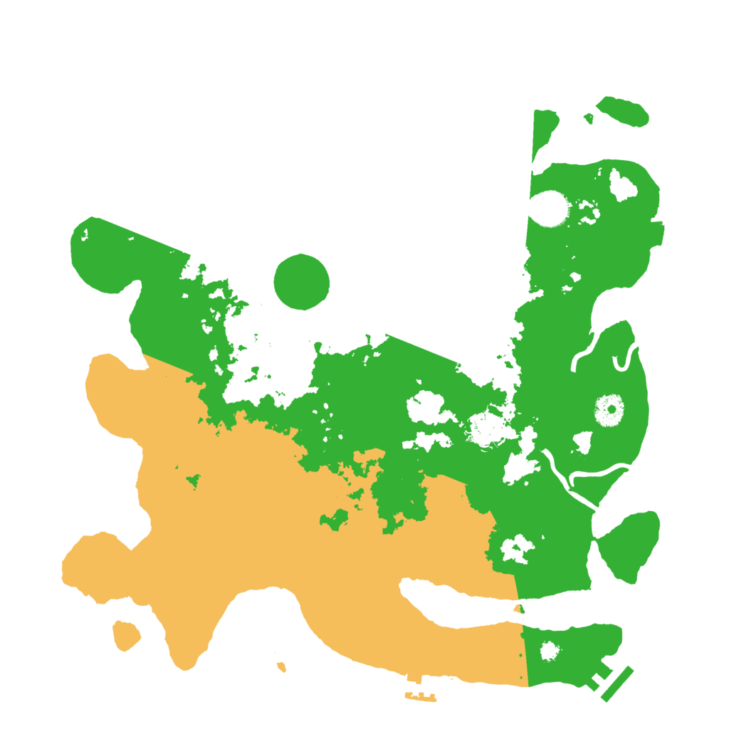 Biome Rust Map: Procedural Map, Size: 3500, Seed: 353