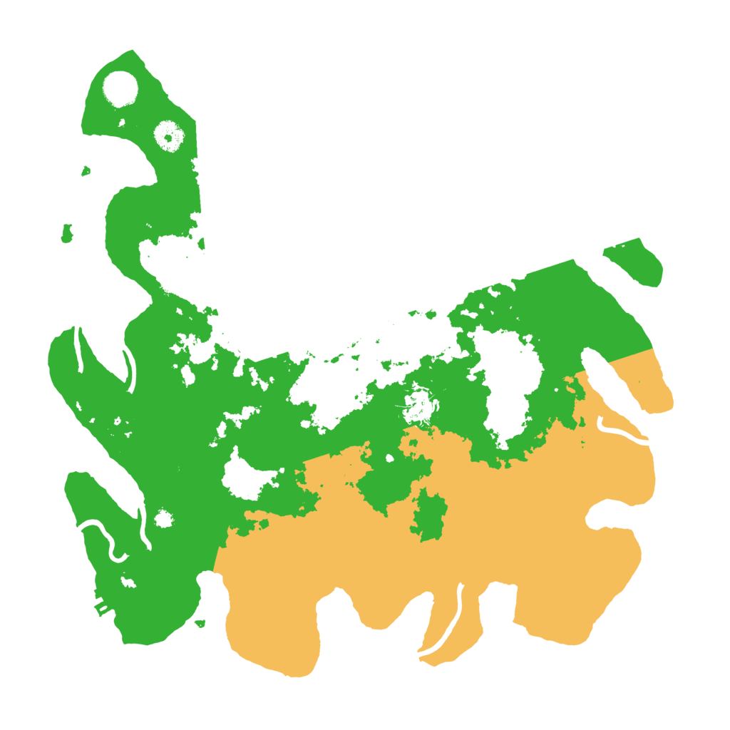 Biome Rust Map: Procedural Map, Size: 3700, Seed: 4674024