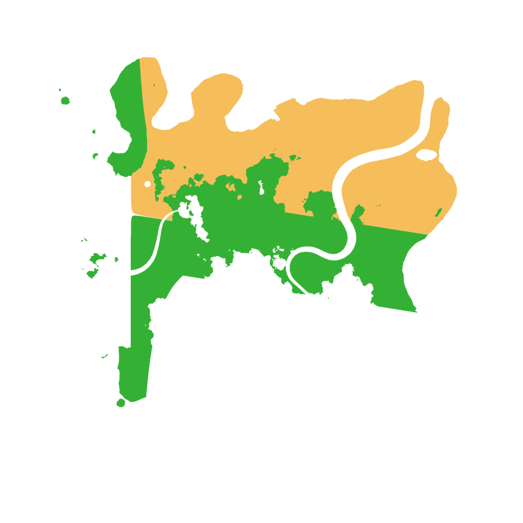 Biome Rust Map: Procedural Map, Size: 2500, Seed: 1489761254