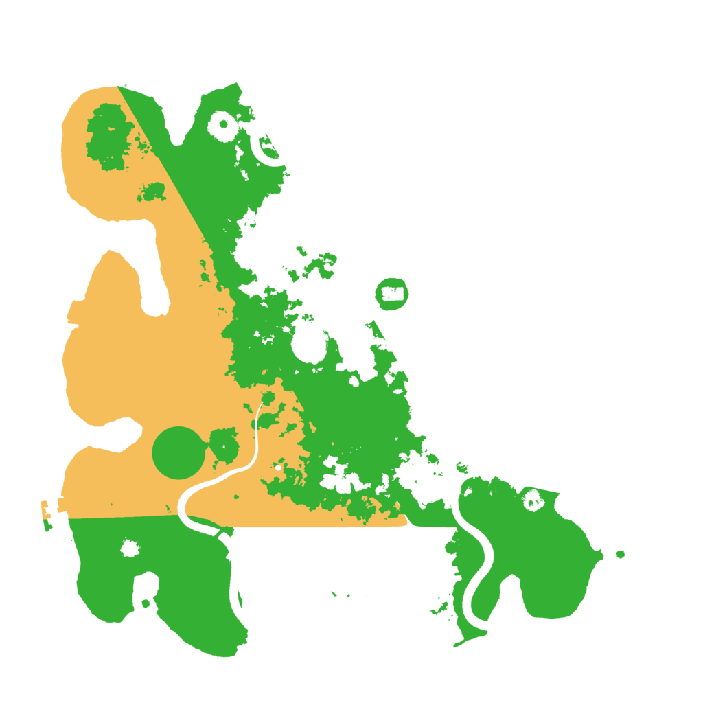 Biome Rust Map: Procedural Map, Size: 3500, Seed: 831198352