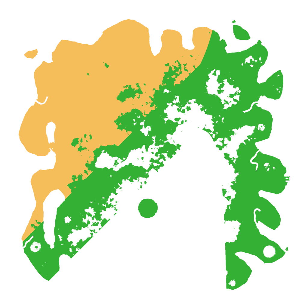 Biome Rust Map: Procedural Map, Size: 4500, Seed: 3040315