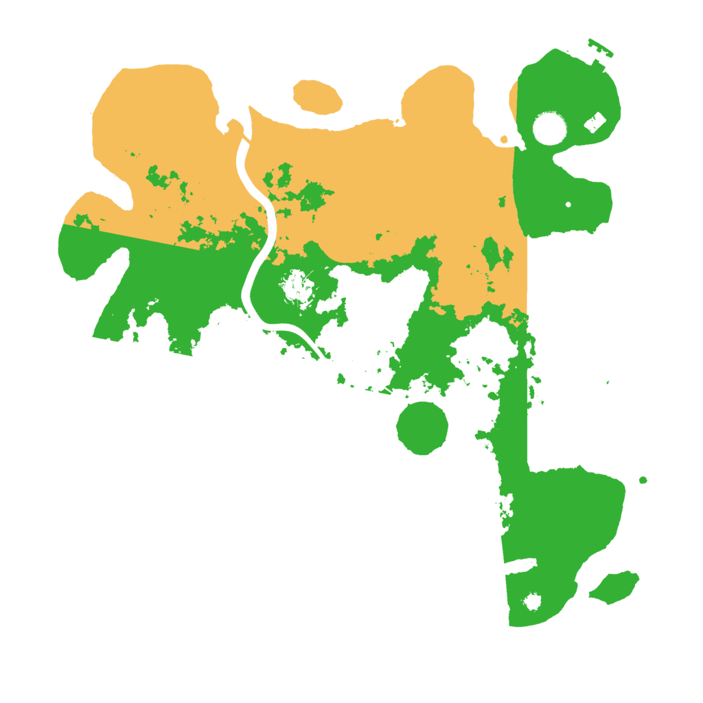 Biome Rust Map: Procedural Map, Size: 3700, Seed: 2259185