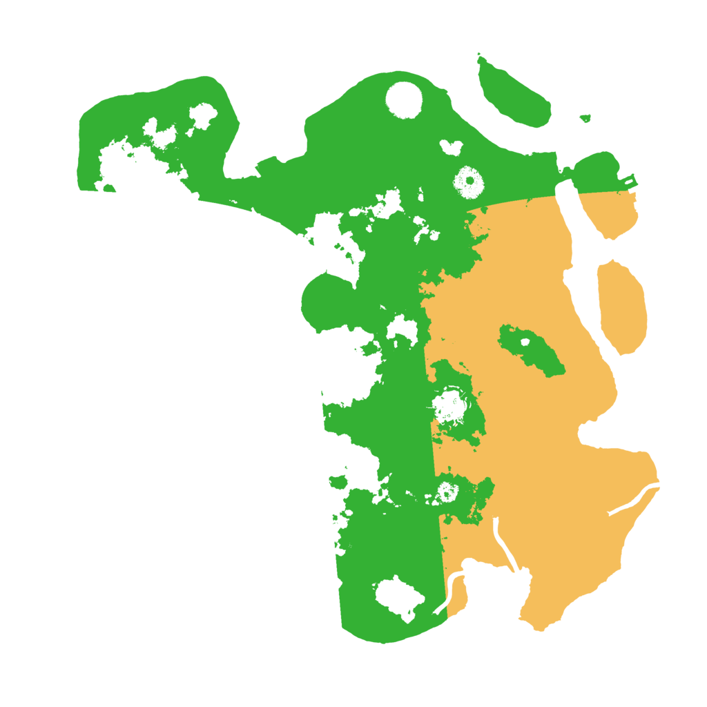 Biome Rust Map: Procedural Map, Size: 3500, Seed: 107914433