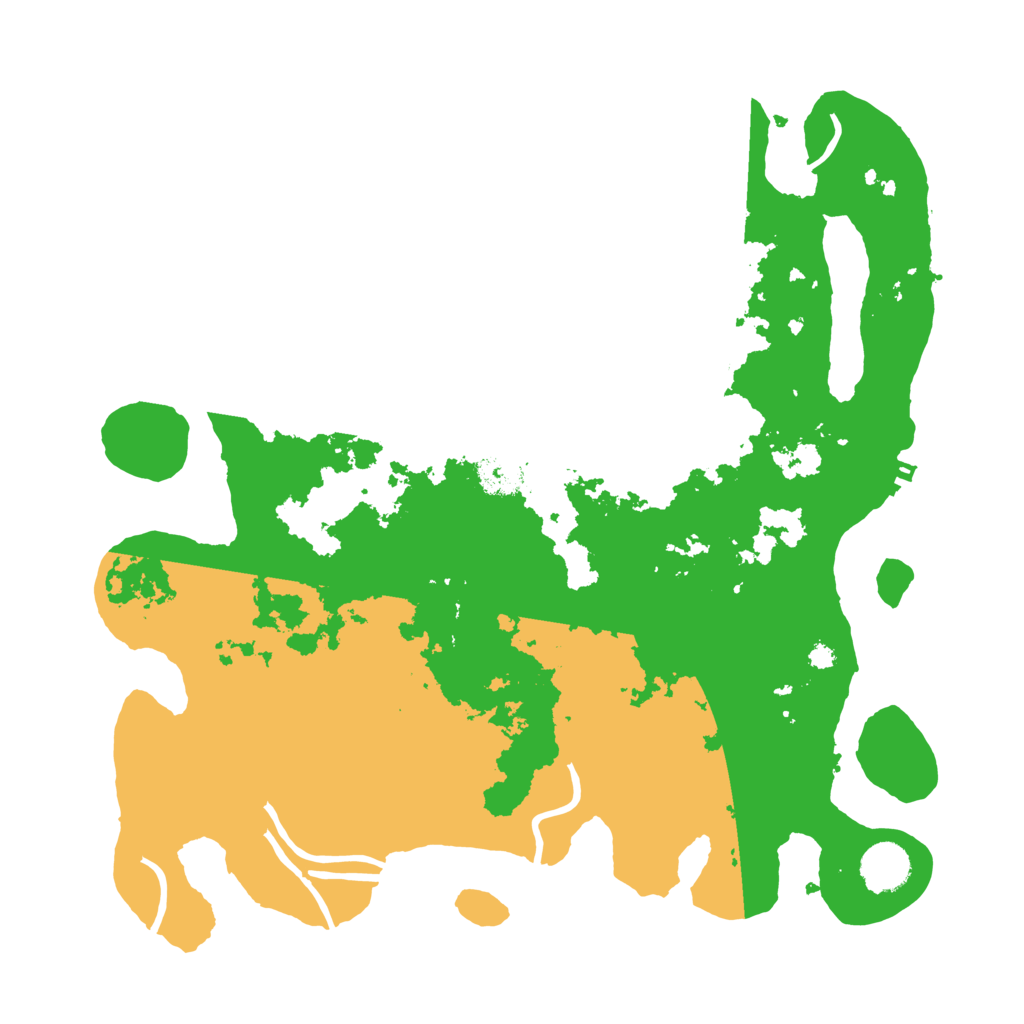 Biome Rust Map: Procedural Map, Size: 3700, Seed: 3721995