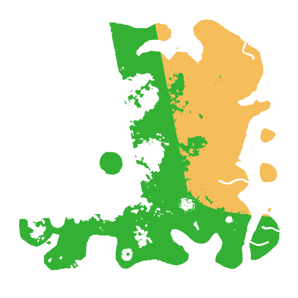 Biome Rust Map: Procedural Map, Size: 3700, Seed: 6023595