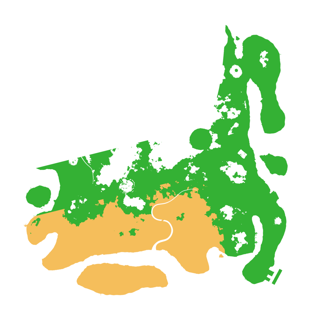 Biome Rust Map: Procedural Map, Size: 3800, Seed: 6546