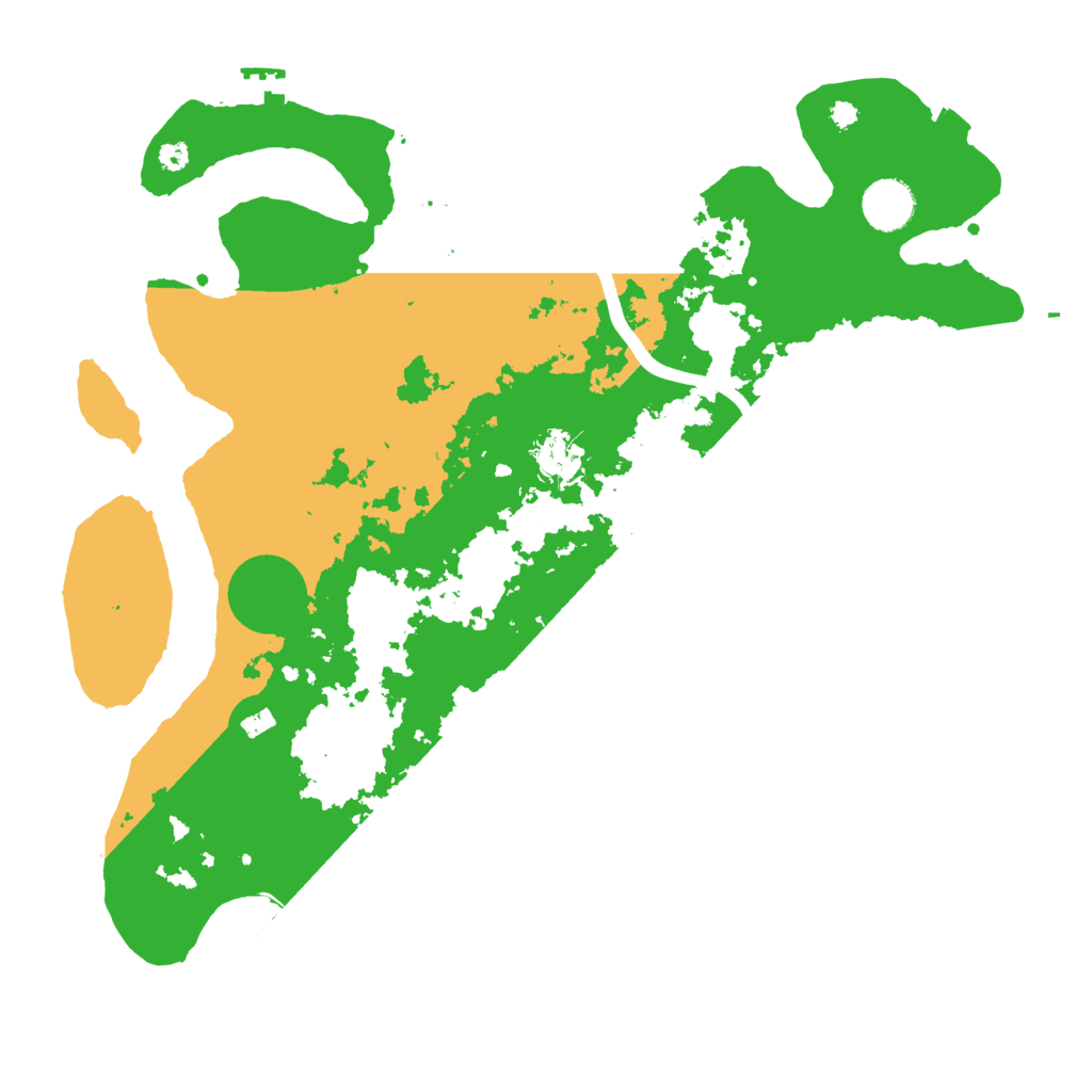 Biome Rust Map: Procedural Map, Size: 3700, Seed: 1799205