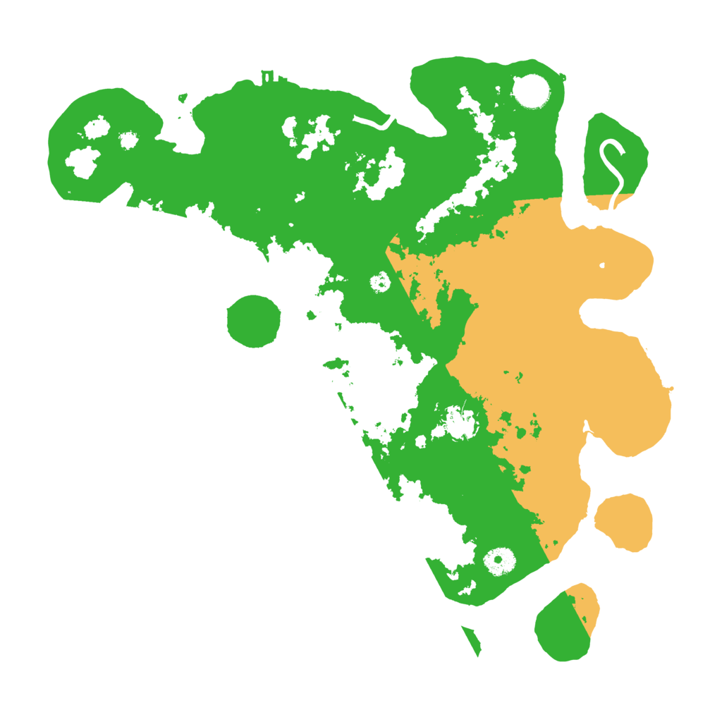Biome Rust Map: Procedural Map, Size: 3700, Seed: 5067754