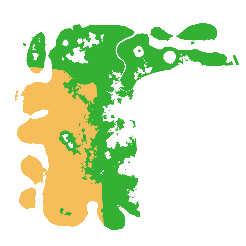 Biome Rust Map: Procedural Map, Size: 3500, Seed: 353922353