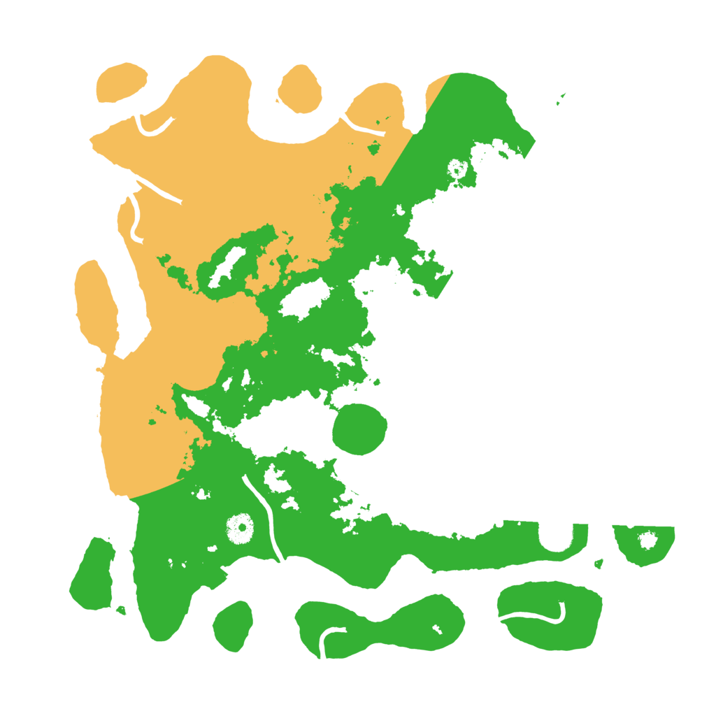 Biome Rust Map: Procedural Map, Size: 3700, Seed: 318009