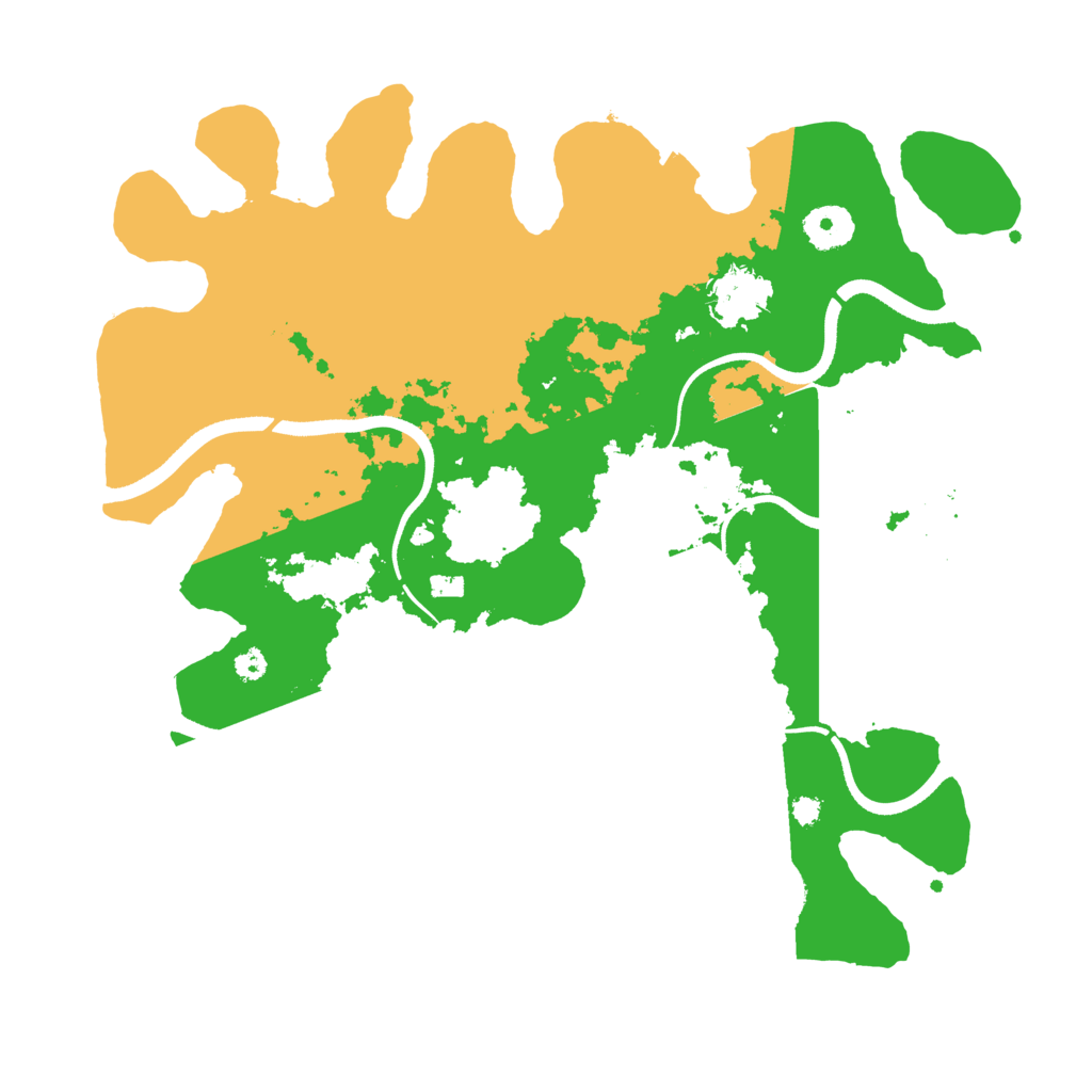 Biome Rust Map: Procedural Map, Size: 3500, Seed: 1754137817