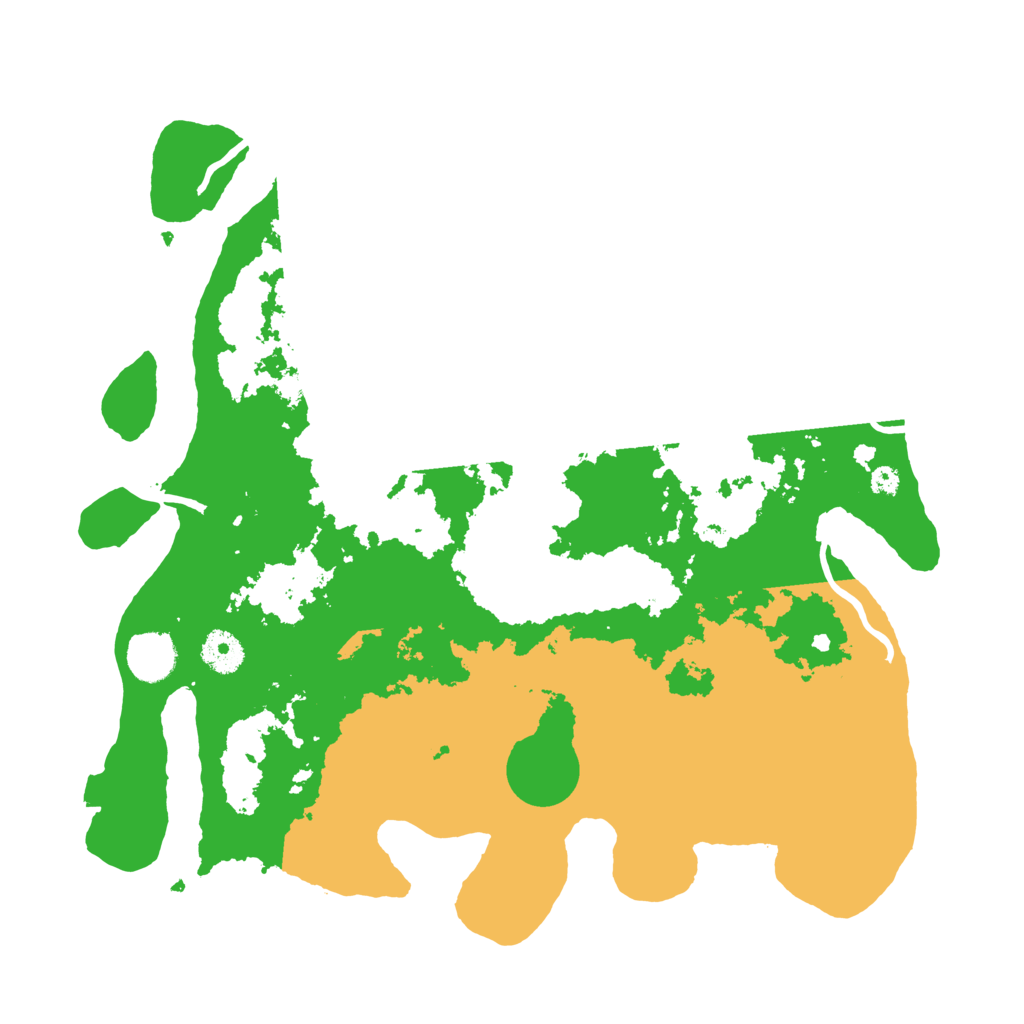 Biome Rust Map: Procedural Map, Size: 3700, Seed: 5165258