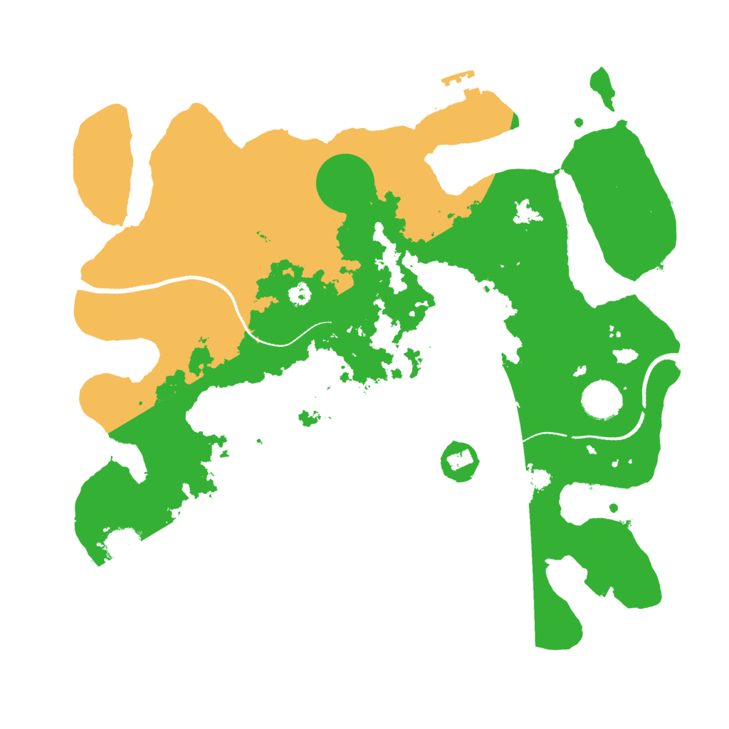 Biome Rust Map: Procedural Map, Size: 3300, Seed: 123335