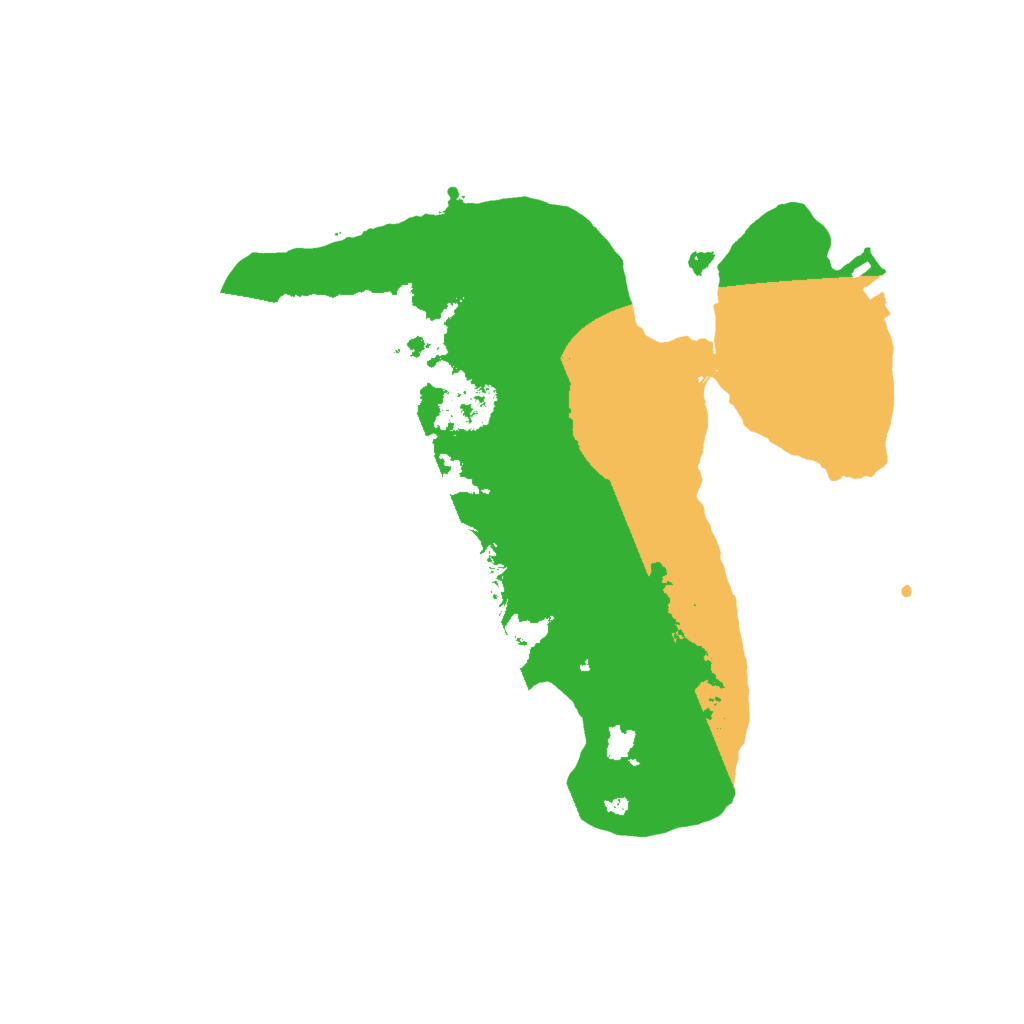 Biome Rust Map: Procedural Map, Size: 2000, Seed: 26514828