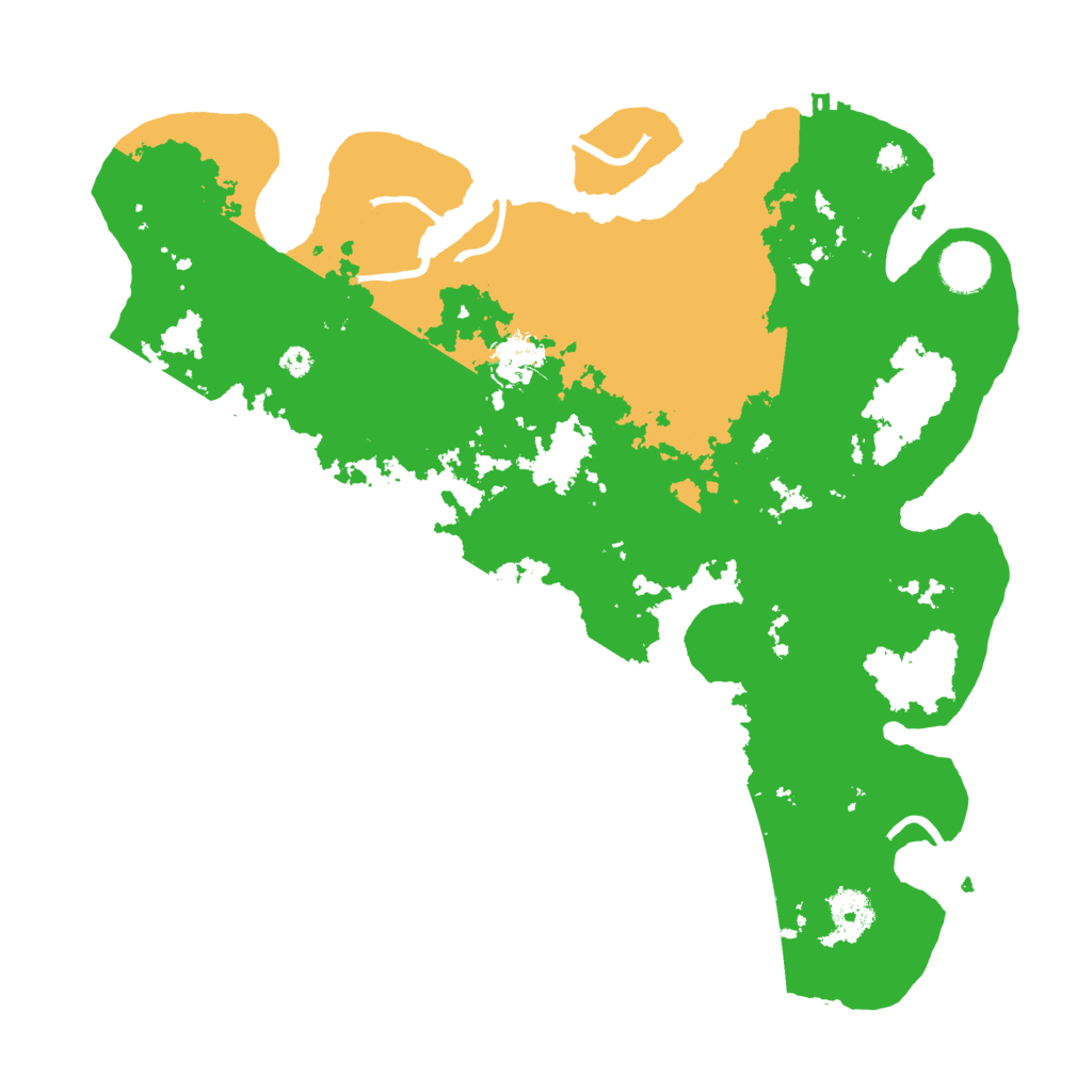 Biome Rust Map: Procedural Map, Size: 3700, Seed: 4341220